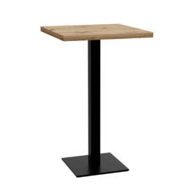 Masă de bar Gastro 80x80 cm | D4225 OV Stejar artizanal | cadru din fontă