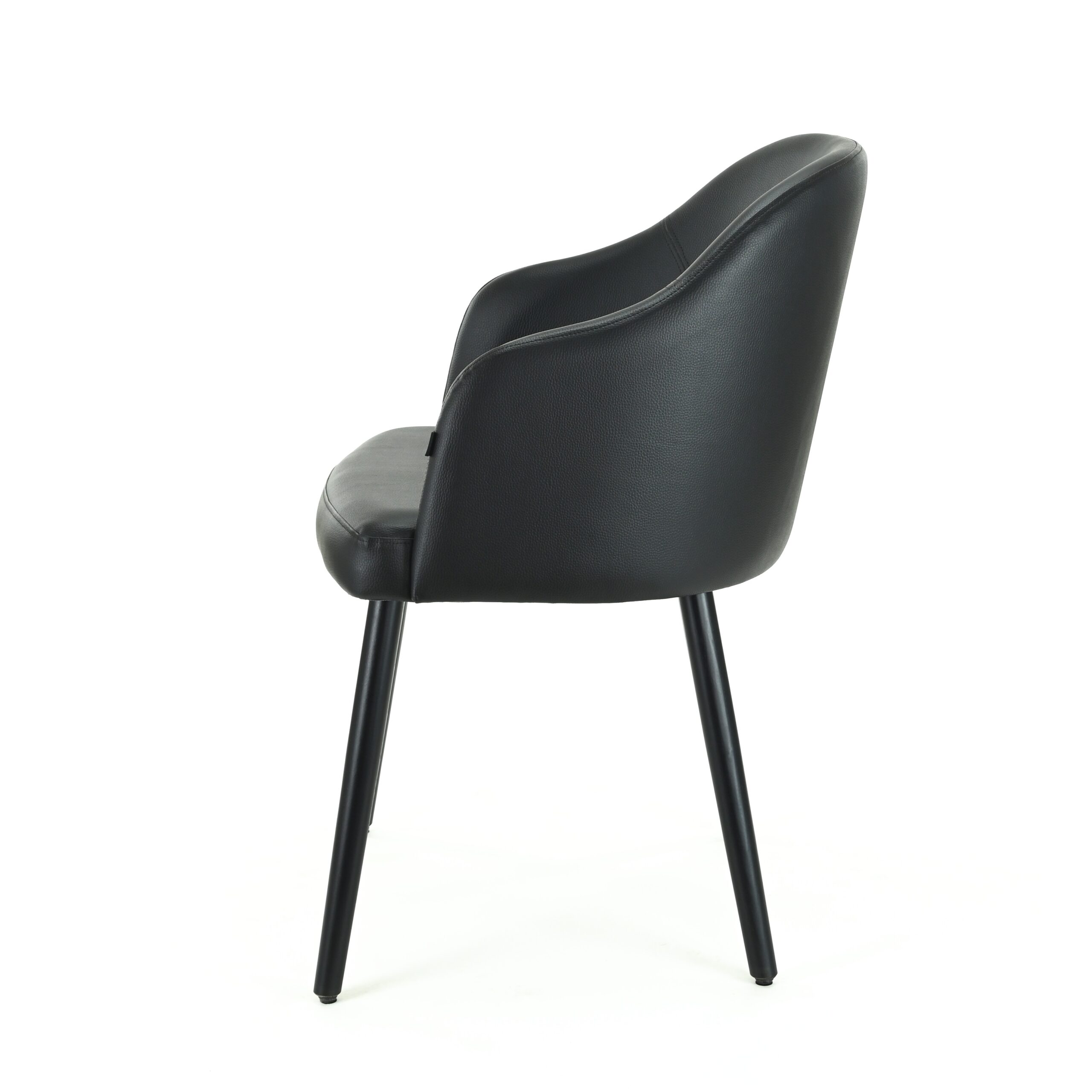 Claire-chair-imitație-piele-negru-2