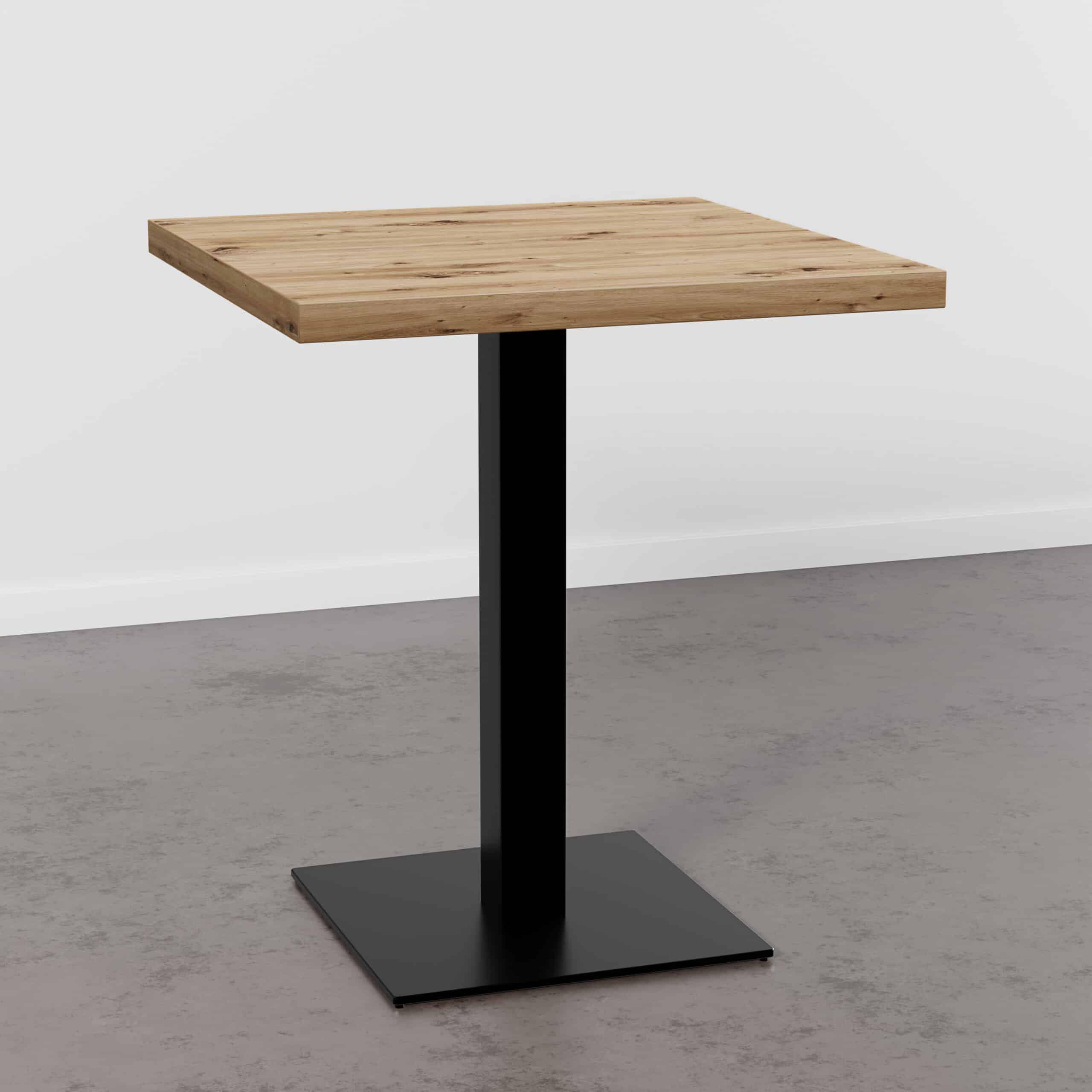 Masă bistro-D1041-OW-oak-rom-cast-iron-frame