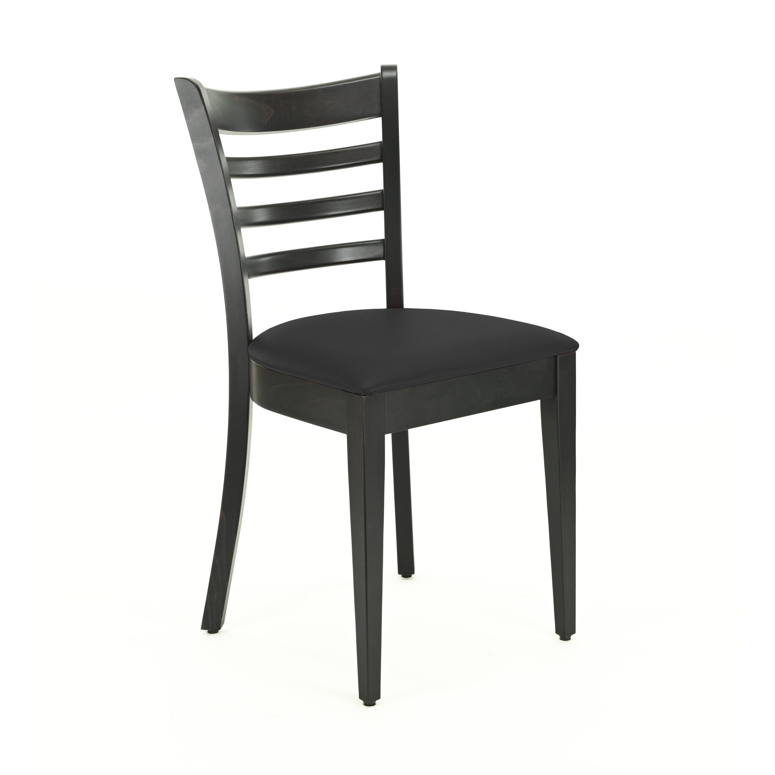 Hugo scaun din lemn negru 4
