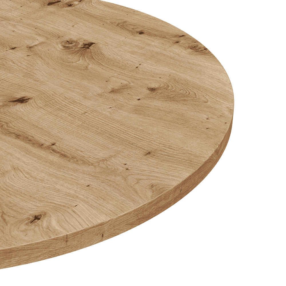 Oak Artisan Round _ Oval close-up