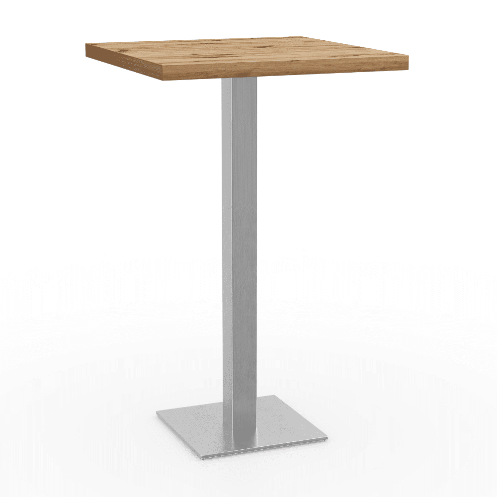 Masă de bar din oțel inoxidabil stejar Artisan.png