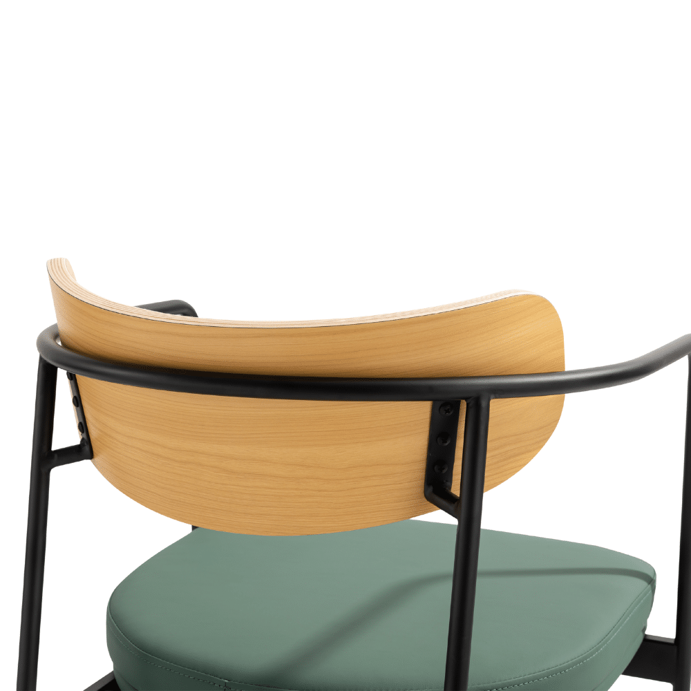 Bristol cu brațe tapițerie verde 6.png