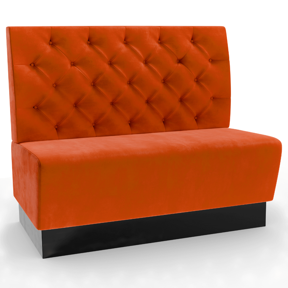 Amsterdam Samtstoff Chesterfield orange