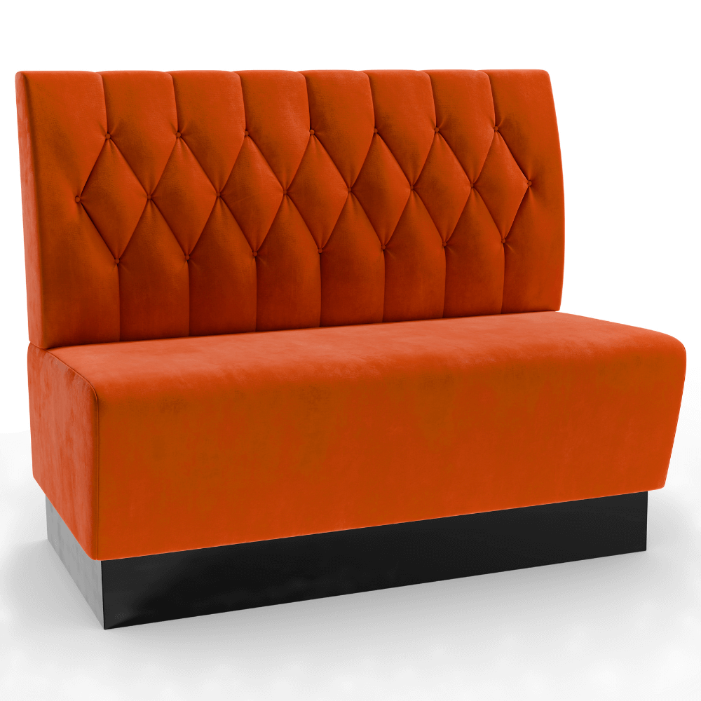 Amsterdam Samtstoff Diamant orange