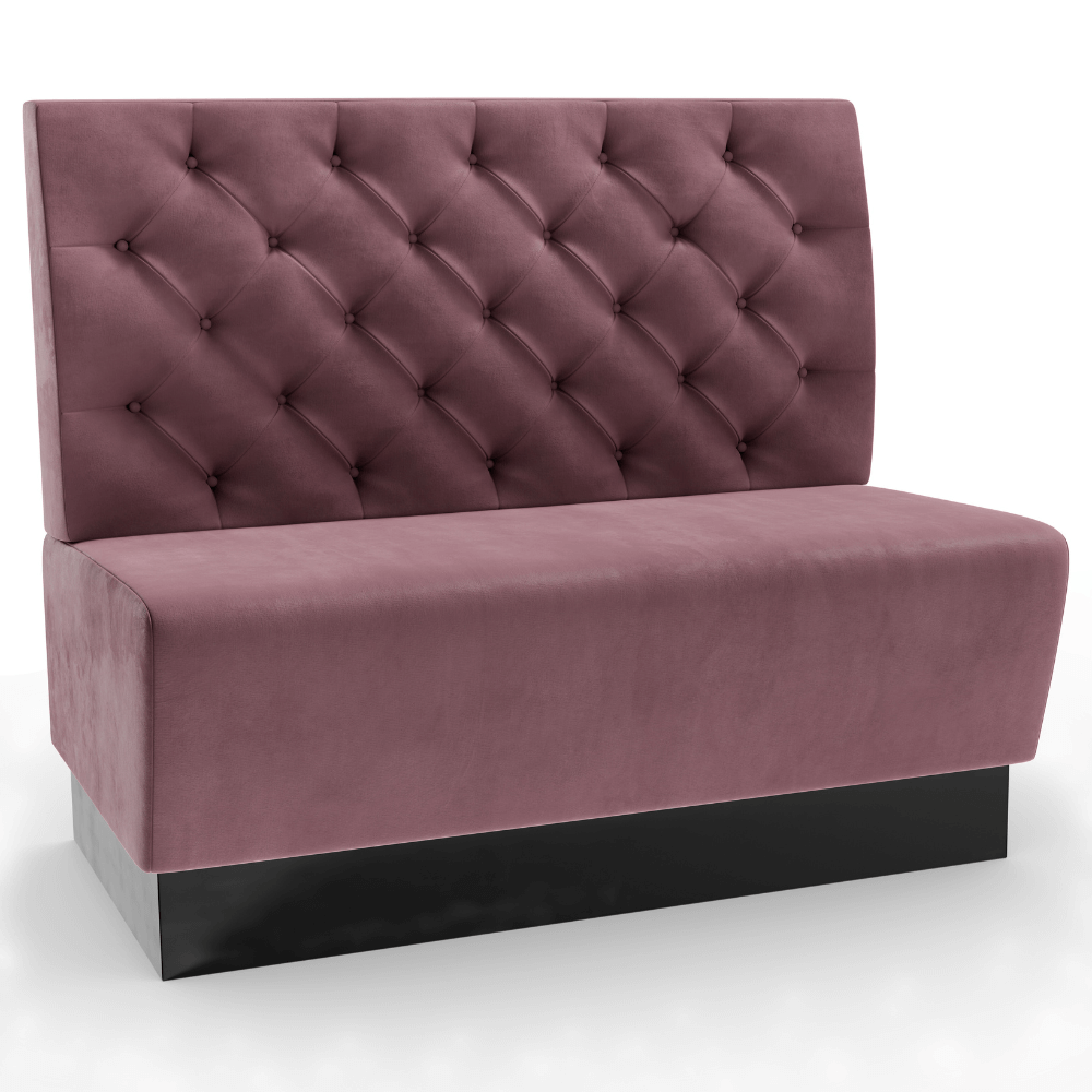 Amsterdam Samtstoff Chesterfield rosa