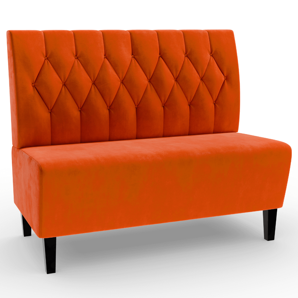 Paris Samtstoff Diamant orange