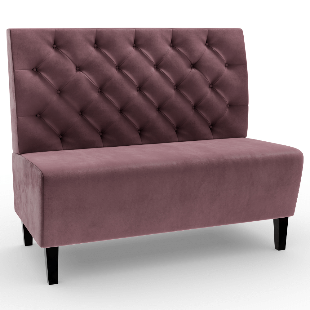 Paris Samtstoff Chesterfield rosa