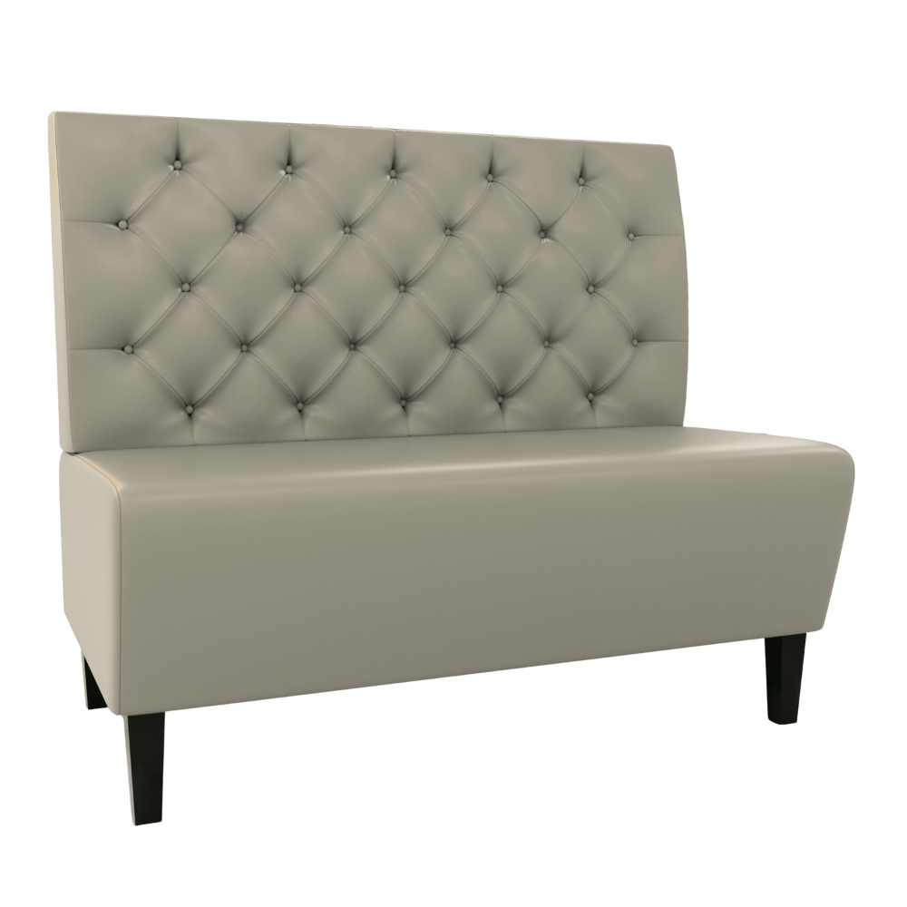 Paris Kunstleder Chesterfield taupe